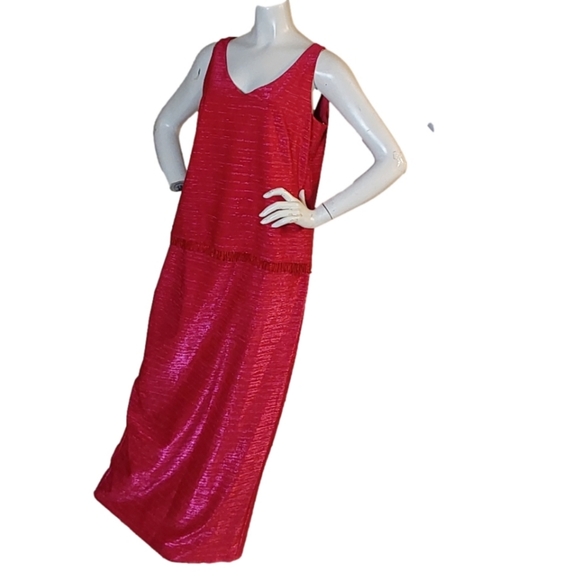 URSULA OF SWITZERLAND  MADE IN THE USA VINTAGE 2 PIECES  DRESS SIZE 10 - Picture 6 of 10